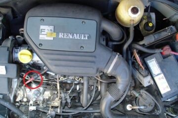 Renault F8Q-Motor mit einem Hubraum von 1,9 L